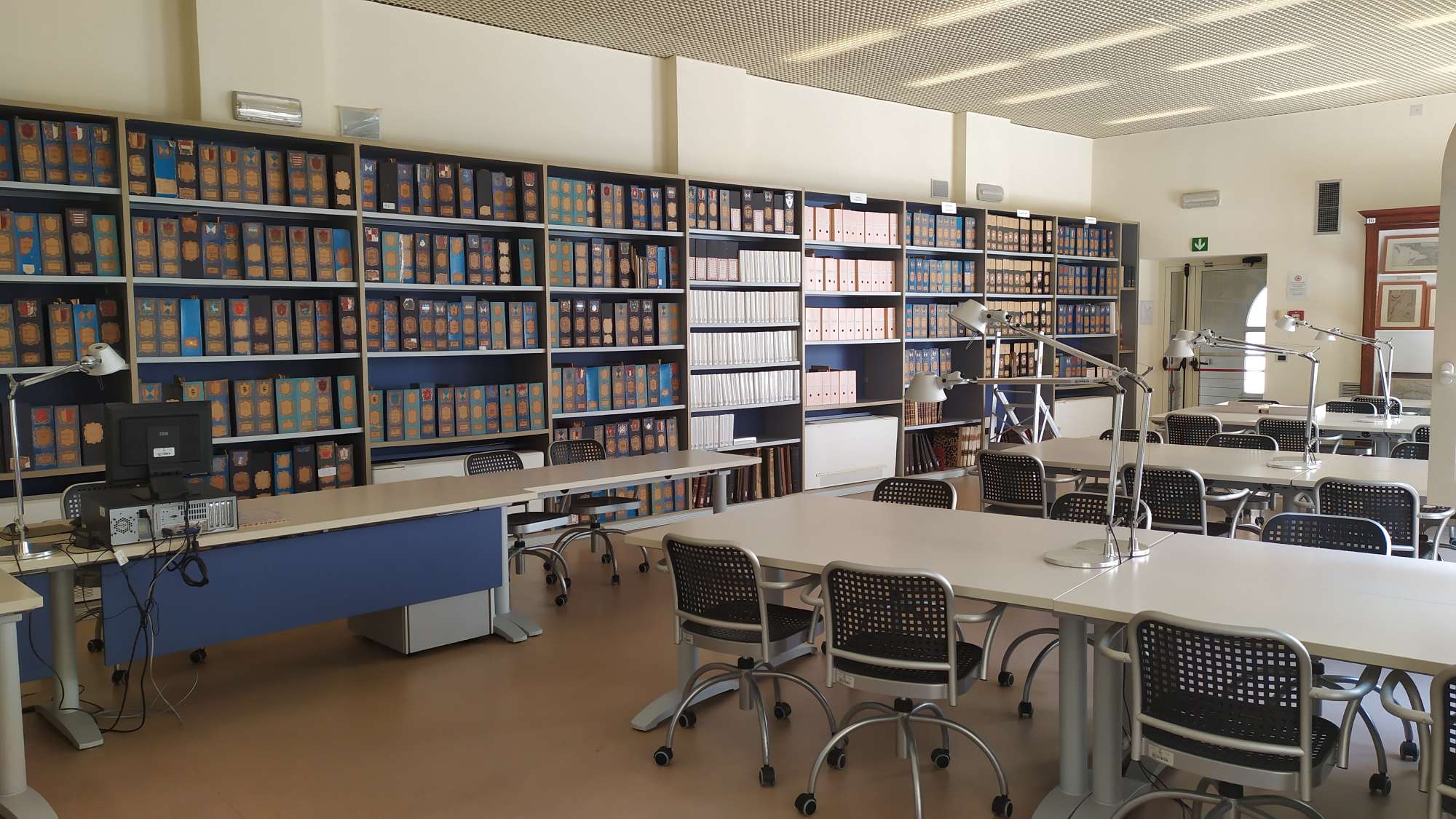 Sala Lettura, primo piano